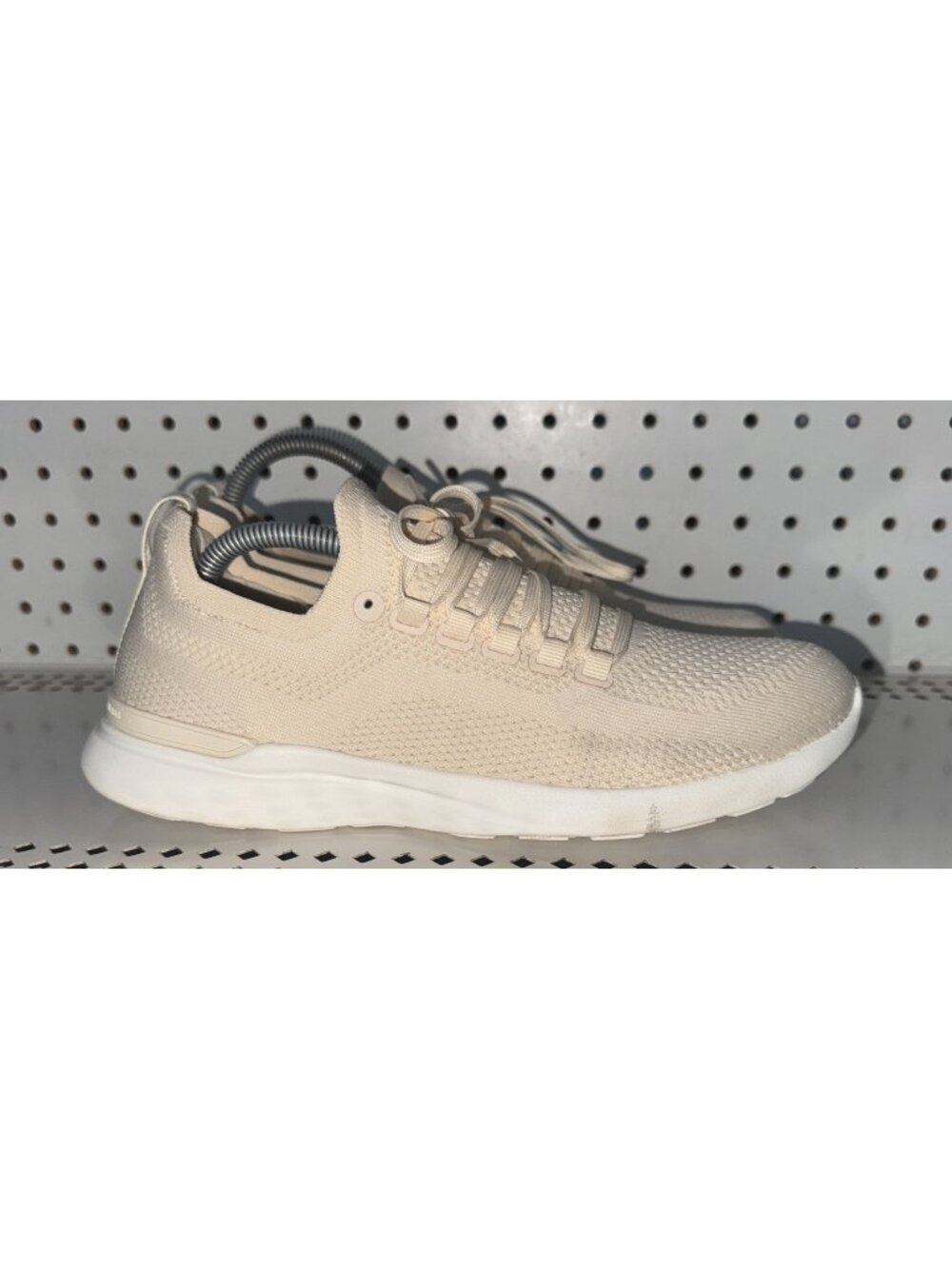 APL Women's Cream Knit Athletic Sneakers